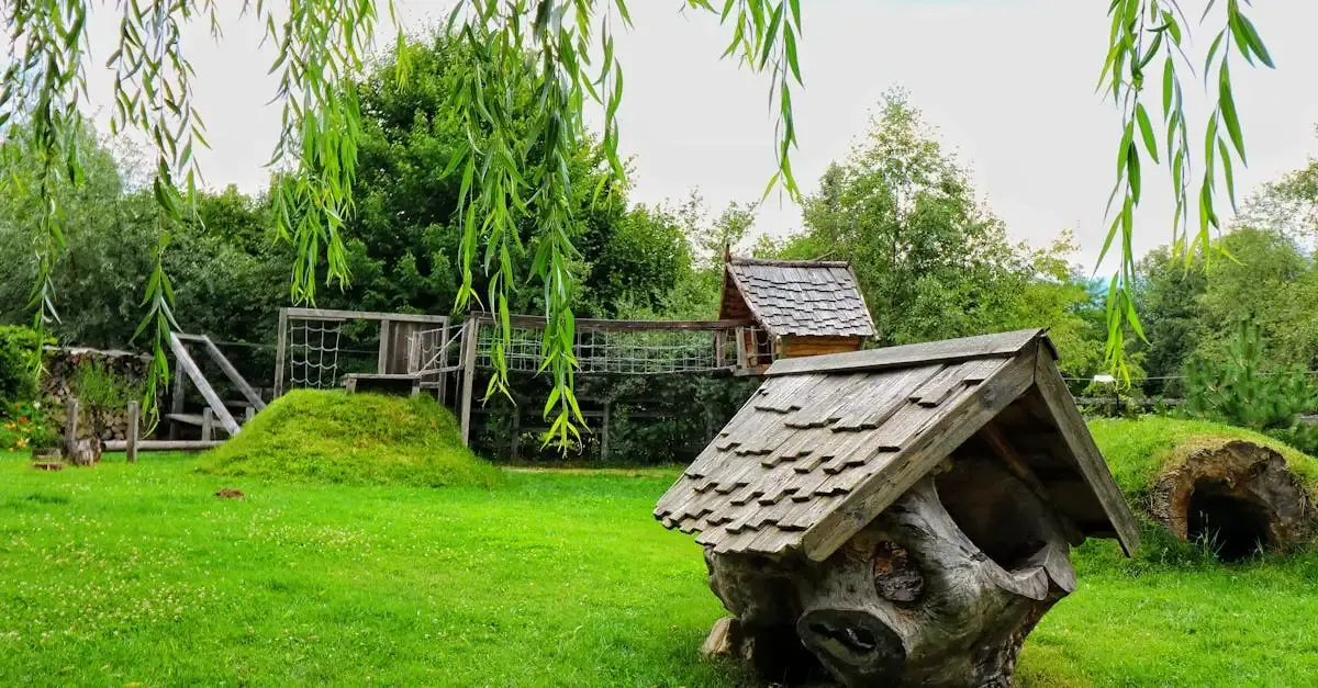 Holz im Garten: Wohnen und Gestalten mit Naturmaterialien