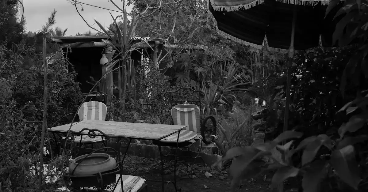 Garten gestalten mit terrasse